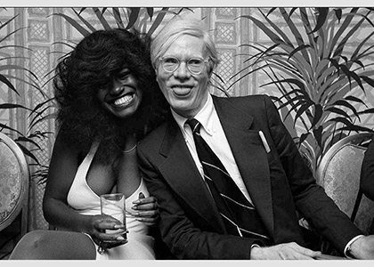 Warhol with Unknown Beauty