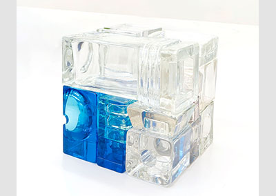 Nesting Cubes – Transparent/Blue